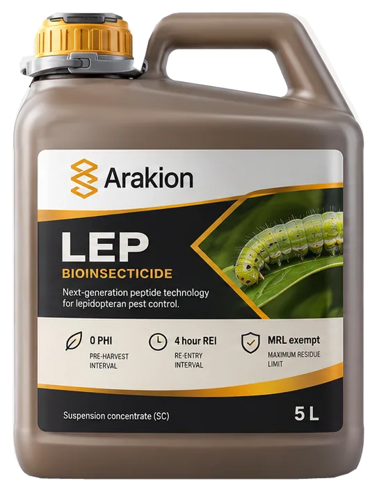Concept render of a 5 litre jug of LEP suspension concentrate. Not a commercial product.